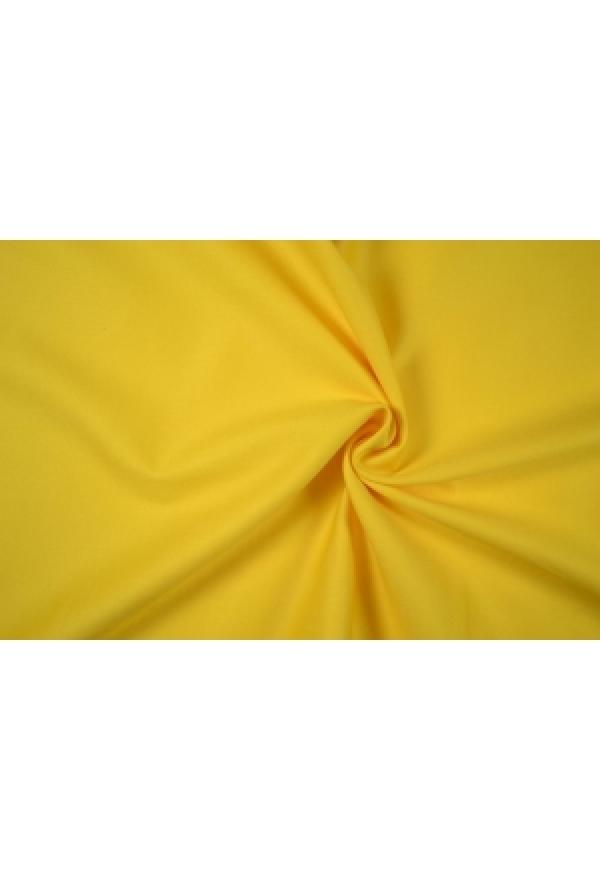 Stoff Gabardine Baumwolle Gelb