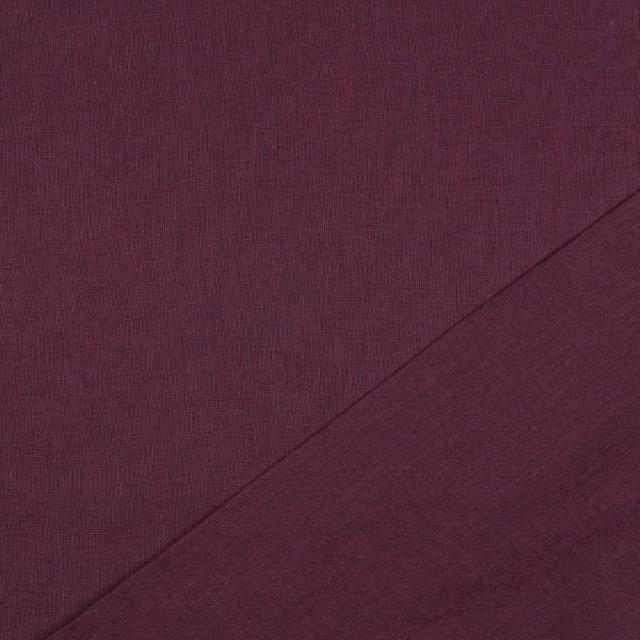 Stoff Leinen, Mulberry - 0