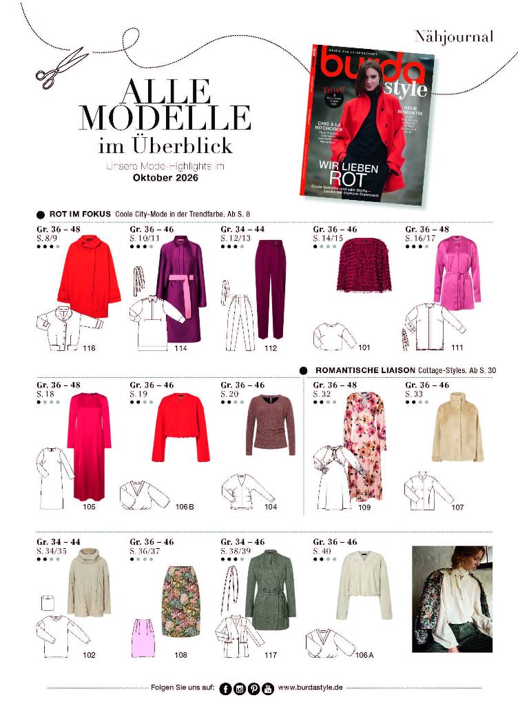Burda Style 10/26 Magazin – Wir lieben Rot - 0