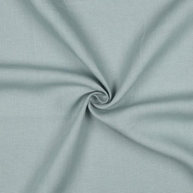 Stoff Leinen Misty Blue - 0