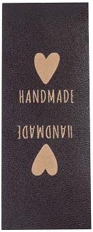 MOTIV LABEL LEDER RECHTECKIG, HANDMADE