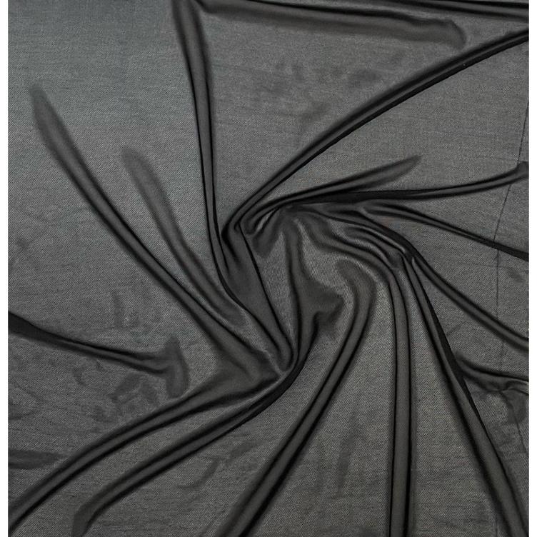 Tüll elastisch, schwarz