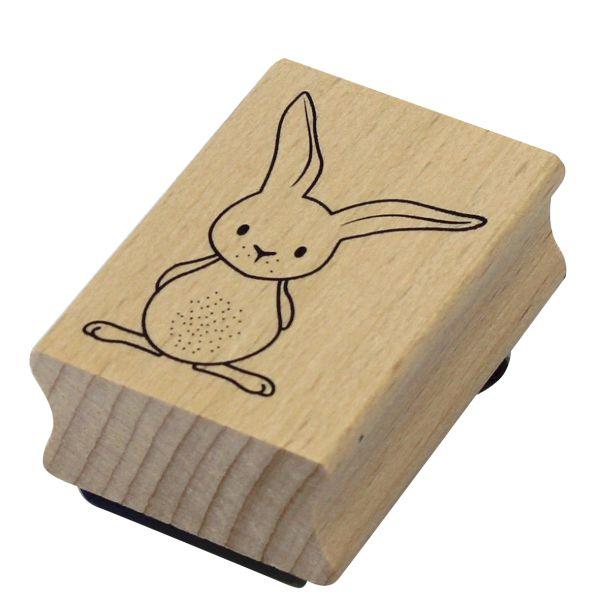 Holzstempel Hase