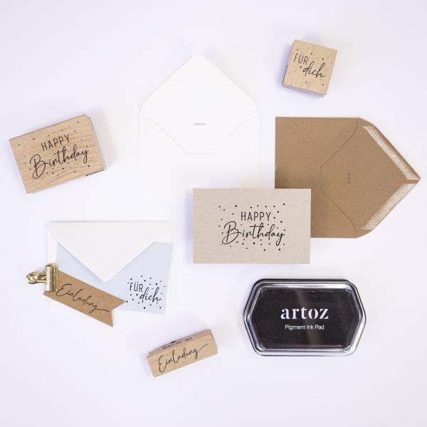 Stempel Happy Birthday dots - 0