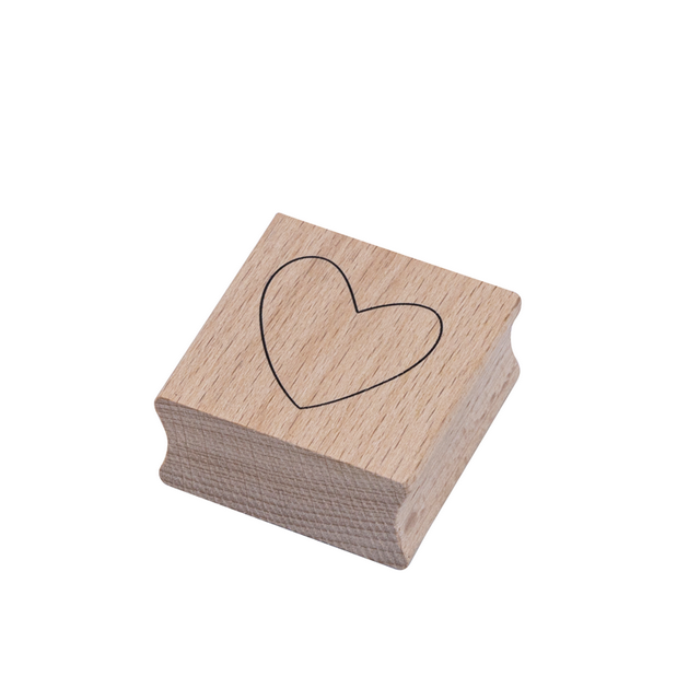 Stempel Herz asymetrisch