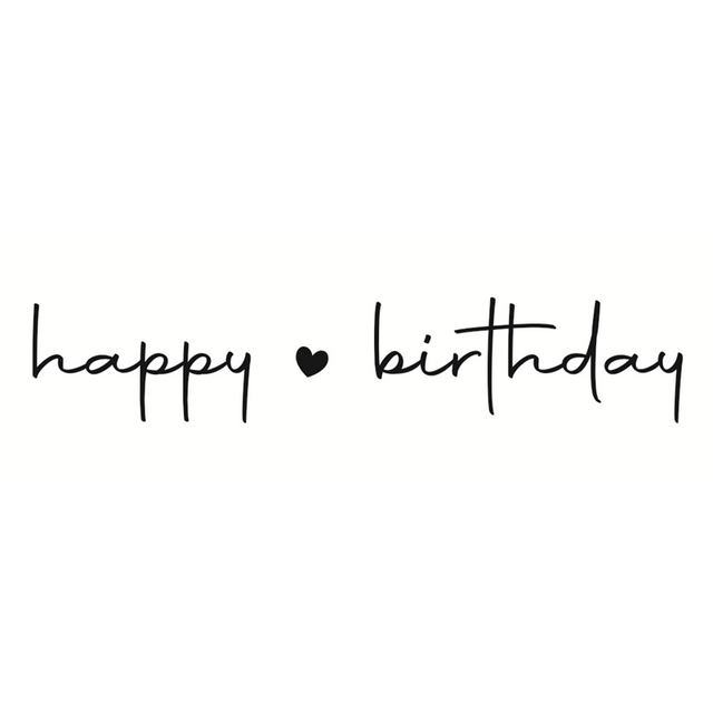 Stempel Happy Birthday - 0