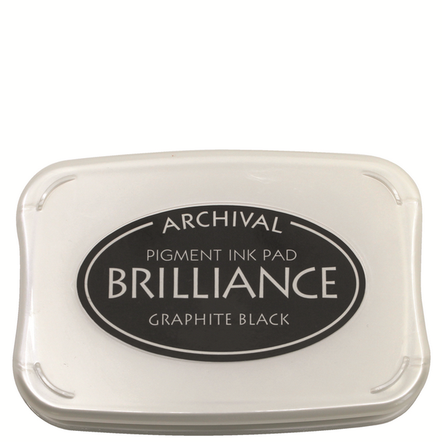 Stempelkissen Brill. Graphite Black