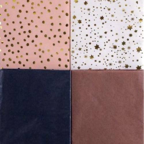 Seidenpapier; light coral assortiert