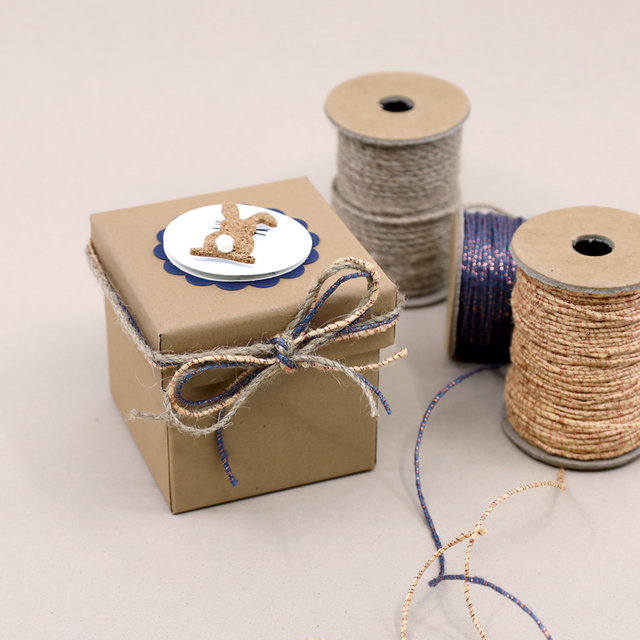 Geschenkband, dunkelblau - 1