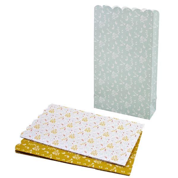 Papiertüten senfgelb assortiert