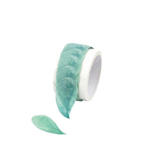 Washi Stickers Blüte, blau