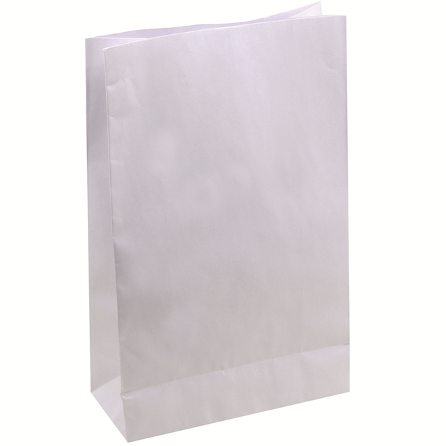 Papiertüten gross, weiss
