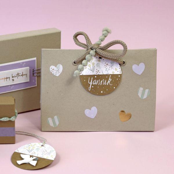 Hangtag kraft, Flower dynamic - 0