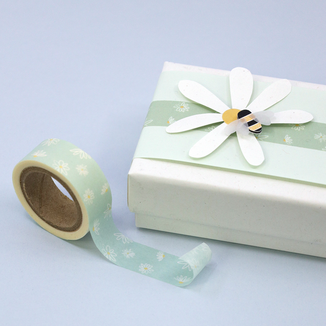 Deko Klebestreifen Blumen - 1