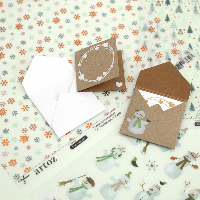 Mini Karte mit Couvert - 2