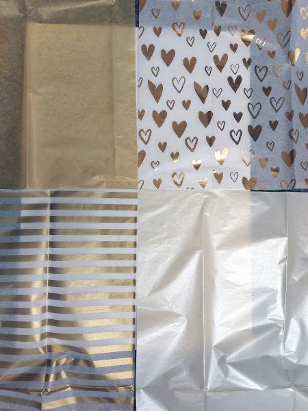 Seidenpapier; Gold assortiert