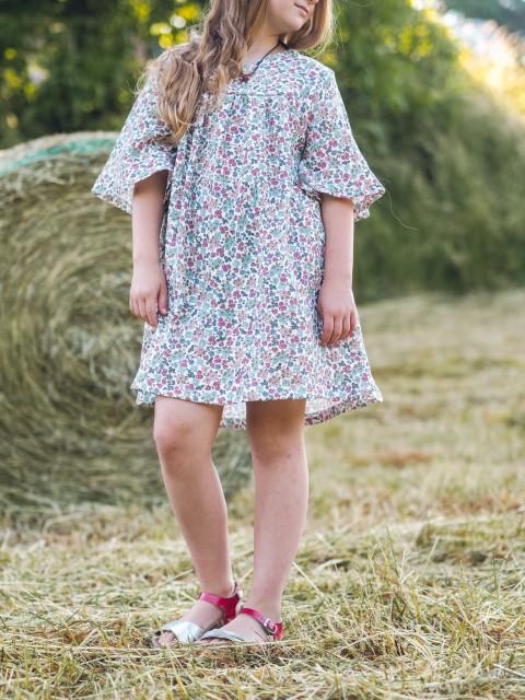 Stoff Musselin, Aluna Flowers - 0