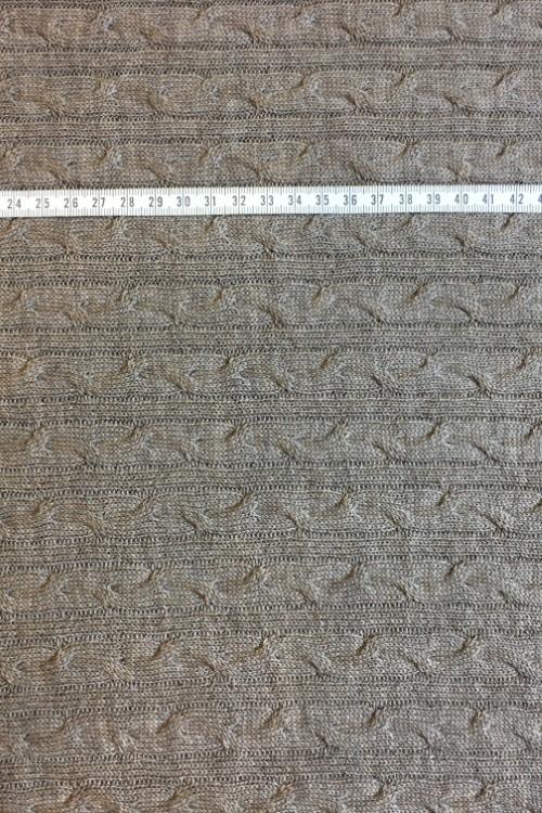 Stoff Merino Cavo, taupe - 0