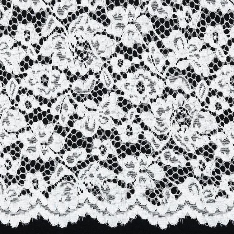 Stoff Spitze Lace White