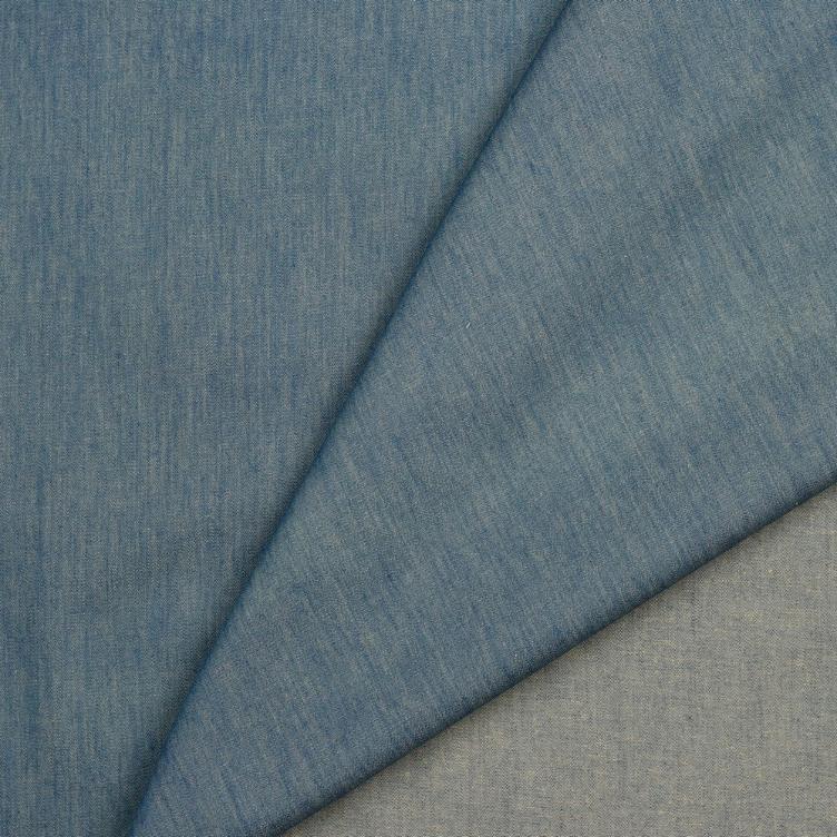 Stoff Baumwolle Jeans fein, grau