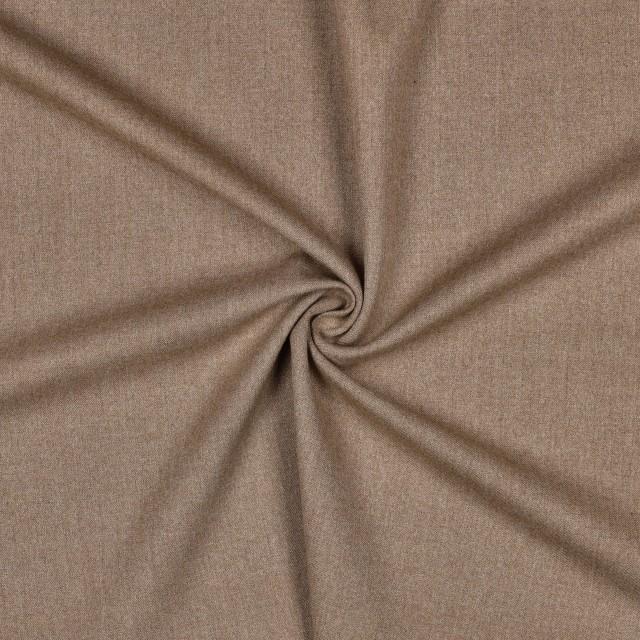 Stoff Viskose Gabardine Stretch Sand - 0