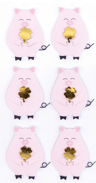 Sticker Glücksschwein