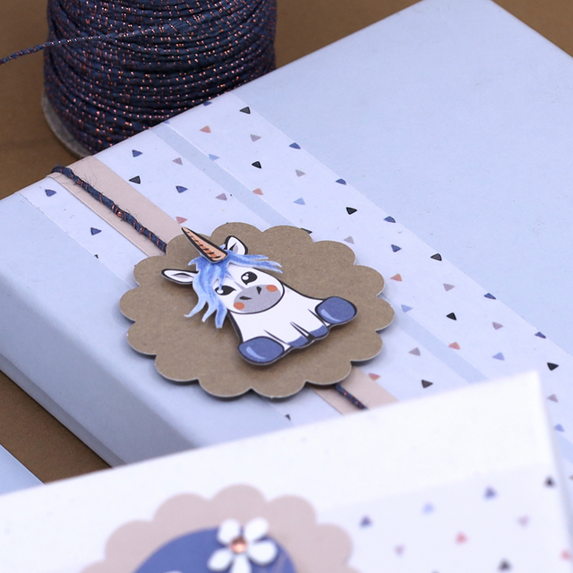 Sticker 3D Einhorn - 0