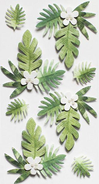 Stickers handmade; Tropical Palme