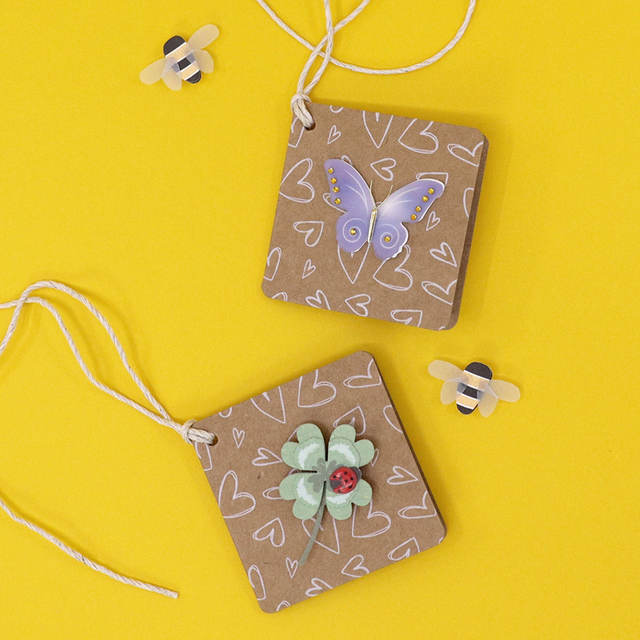 Sticker Schmetterling lila - 0