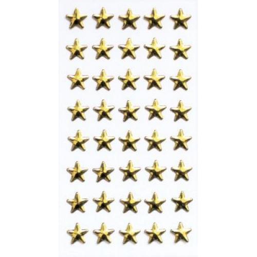 Sticker Strass Sterne, Gold