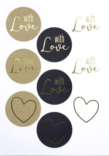 Sticker with love