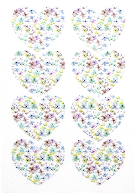 Sticker Transparent Herz