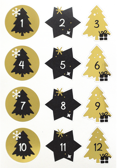 Sticker Advent Mix