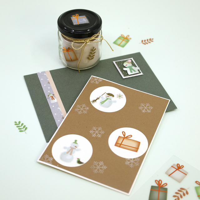Sticker Transp. Geschenke - 0