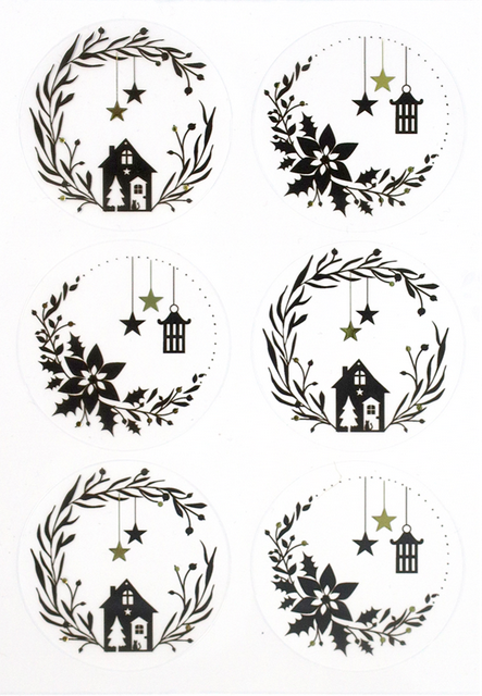 Sticker Transp. Wintermotiv