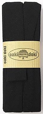 OAKI-DOKI Jersey Schrägband Schwarz