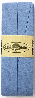OAKI-DOKI Jersey Schrägband Mittelblau