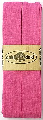 OAKI-DOKI Jersey Schrägband Pink