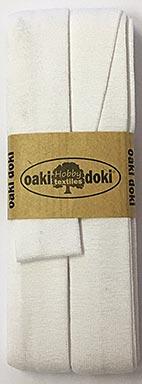 OAKI-DOKI Jersey Schrägband Weiss