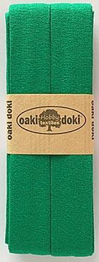 OAKI-DOKI Jersey Schrägband Dunkelgrün