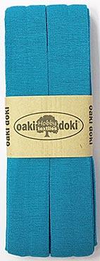 OAKI-DOKI Jersey Schrägband Türkis