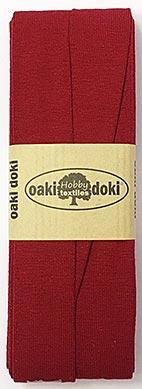 OAKI-DOKI Jersey Schrägband Dunkelrot