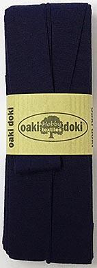 OAKI-DOKI Jersey Schrägband Nachtblau
