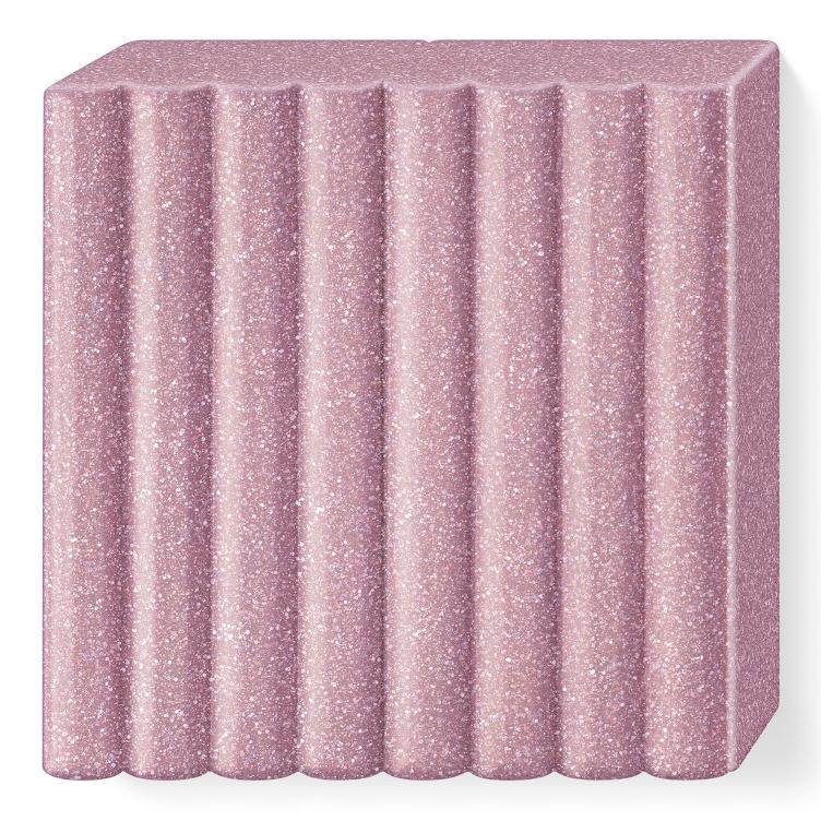 FIMO soft 57g effect glitter rosé gold - 1