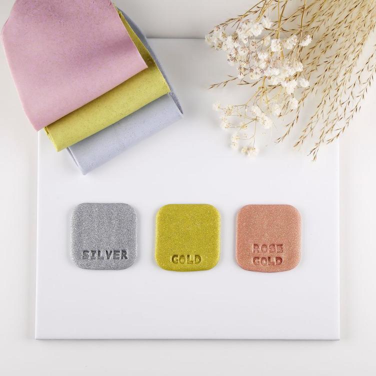 FIMO soft 57g effect glitter rosé gold - 2