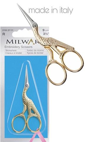 MILWARD STICKSCHERE GOLD STORCH