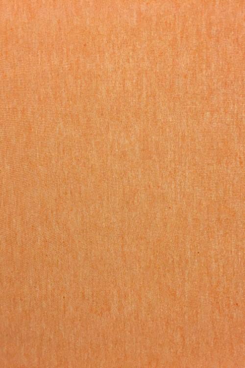 Stoff Jogging Melange, Orange