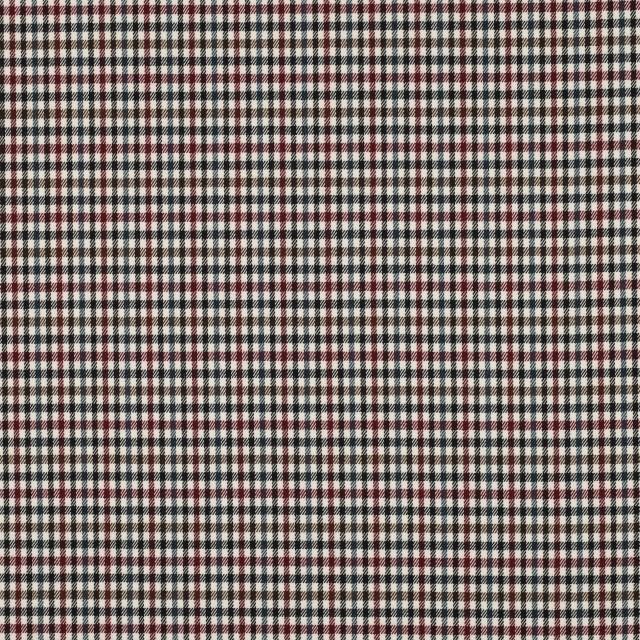 Stoff Tartans Check Off White