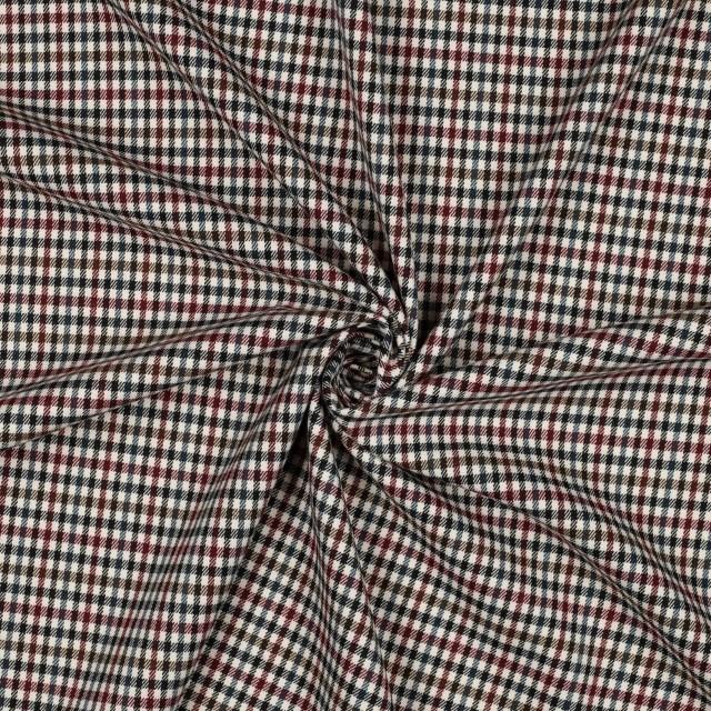 Stoff Tartans Check Off White - 0