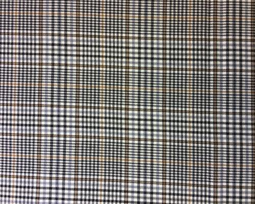 Stoff Tartans Check, beige-braun-schwarz
